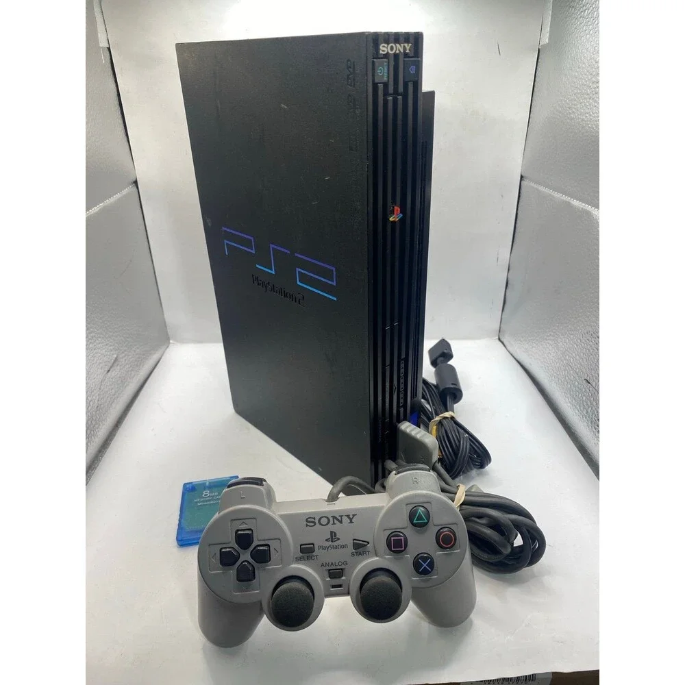 Sony Playstation 2 PS2 Fat Console w Controller W memory card